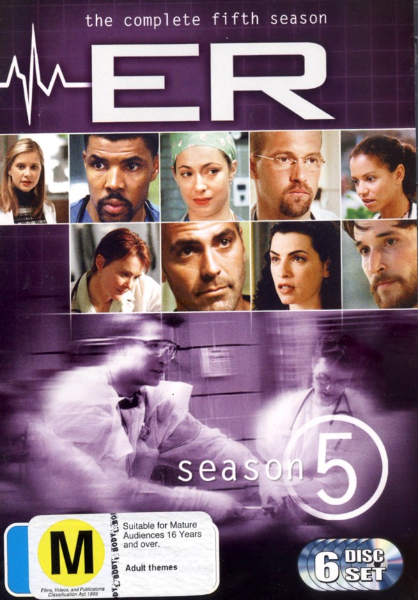 E.R. - The Complete 5th Season on DVD image