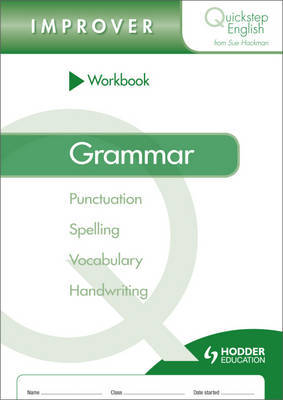Quickstep English Workbook Grammar Improver Stage by Sue Hackman image