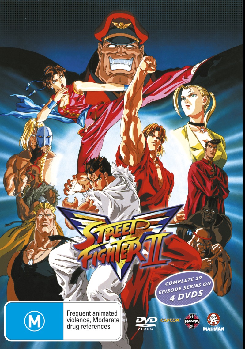 Street Fighter II V - The Complete Series (4 Disc Box Set) on DVD image