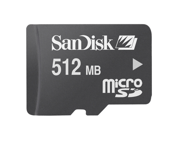 SanDisk 512MB MicroSD Memory Card