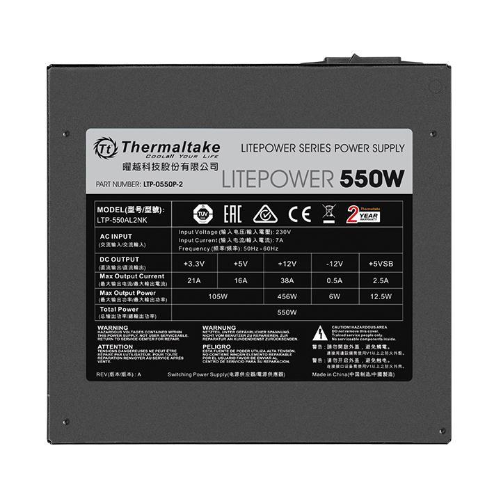 550W Thermaltake Litepower Non-Modular PSU