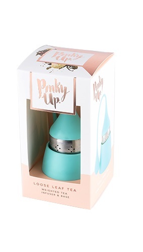 Pinky Up: Weighted Tea Infuser & Base - Mint image