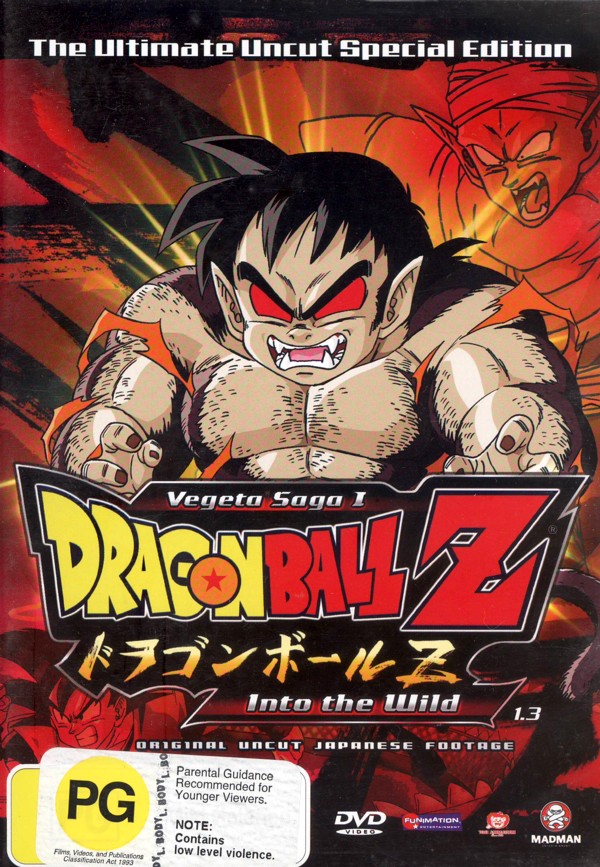 Dragon Ball Z Uncut: Vegeta Saga - Vol 1.3 - Into The Wild on DVD image