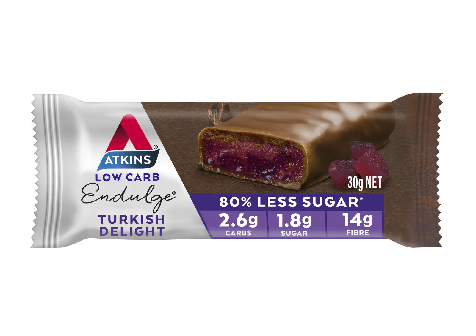 Atkins Endulge Turkish Delight Bar 30g (Box of 15) image