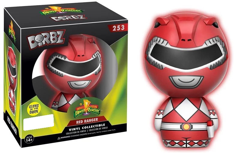 Power Rangers - Red Ranger (Glow) Dorbz Vinyl Figure image