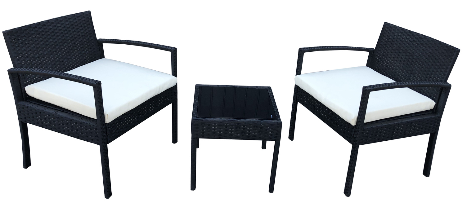Buy ShangriLa 3 Piece Outdoor Balcony Table & Chair Set at Mighty Ape NZ