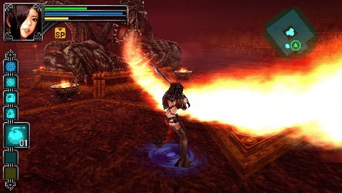 Warriors of the Lost Empire on PSP