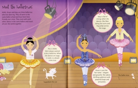Sticker Dolly Dressing: Ballerinas by Fiona Watt image