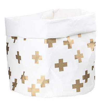 General Eclectic Large Washable Paper Bag (White) image