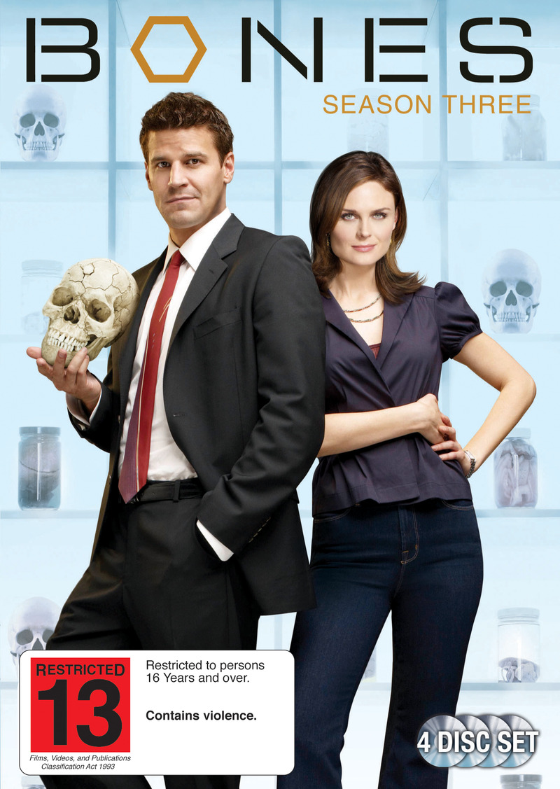 Bones - Season 3 (4 Disc Set) on DVD