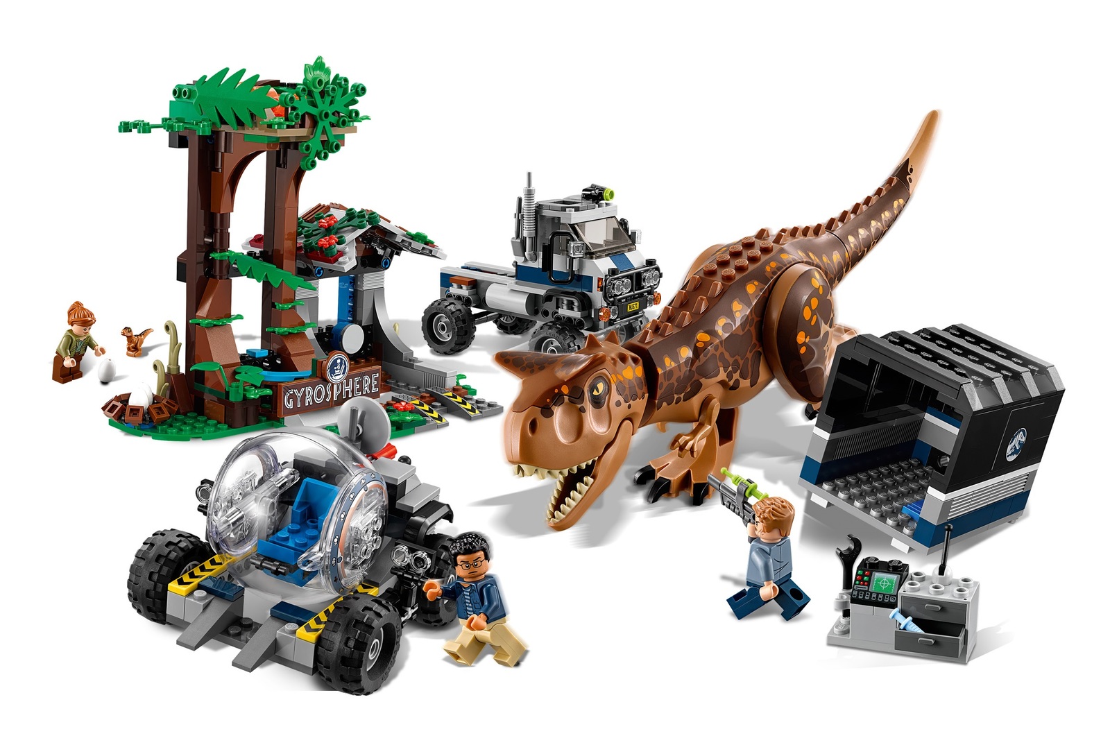 LEGO Jurassic World: Carnotaurus Gyrosphere Escape (75929) image