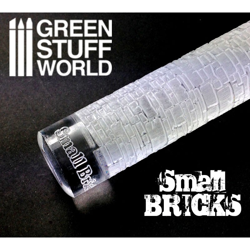 Green Stuff World Texture Rolling Pin Small Bricks at Mighty Ape