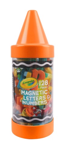 Crayola: Magnetic Letters & Numbers - 128pc (Assorted Colours)