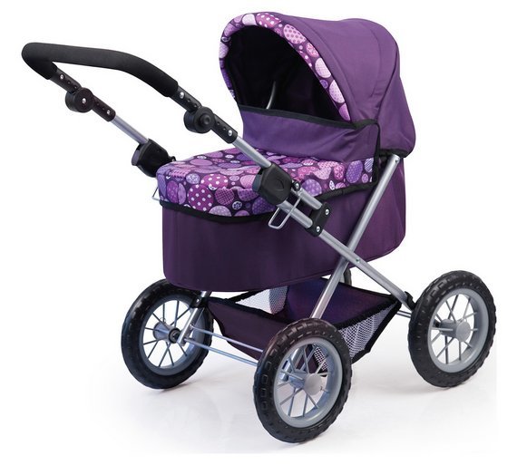 Bayer: Trendy Dolls Pram - Dark Purple