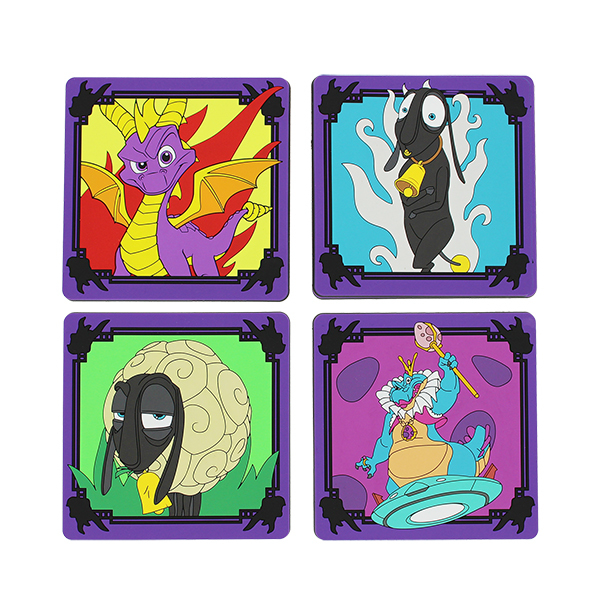 Spyro Silicone Coasters (4 Pack)