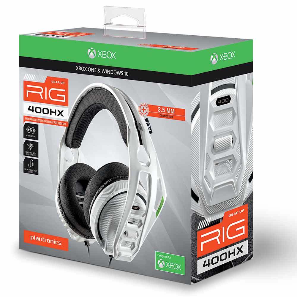 RIG 400HX Gaming Headset White Xbox One InStock Buy Now at