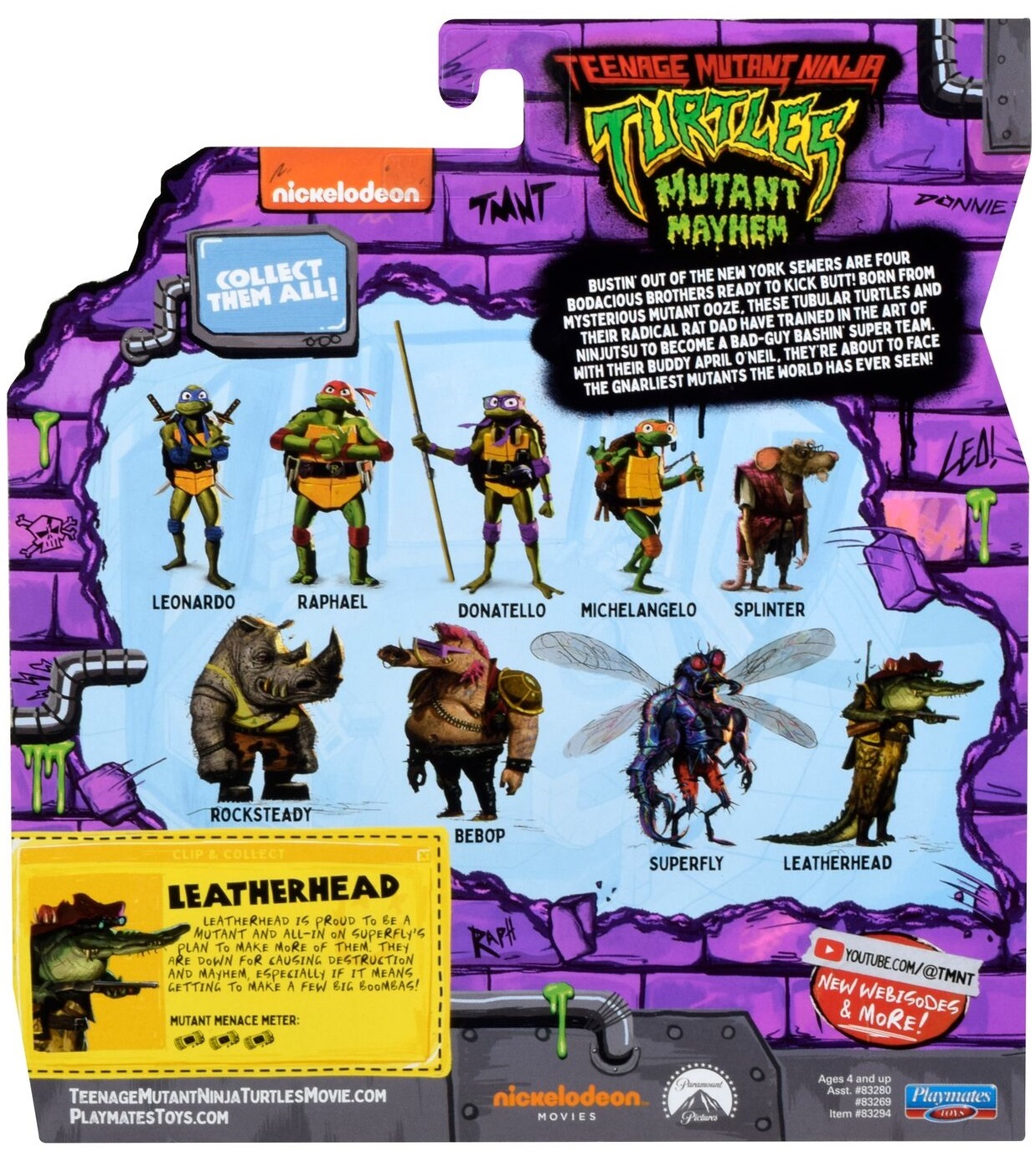 Buy TMNT Leatherhead Basic Figure at Mighty Ape NZ