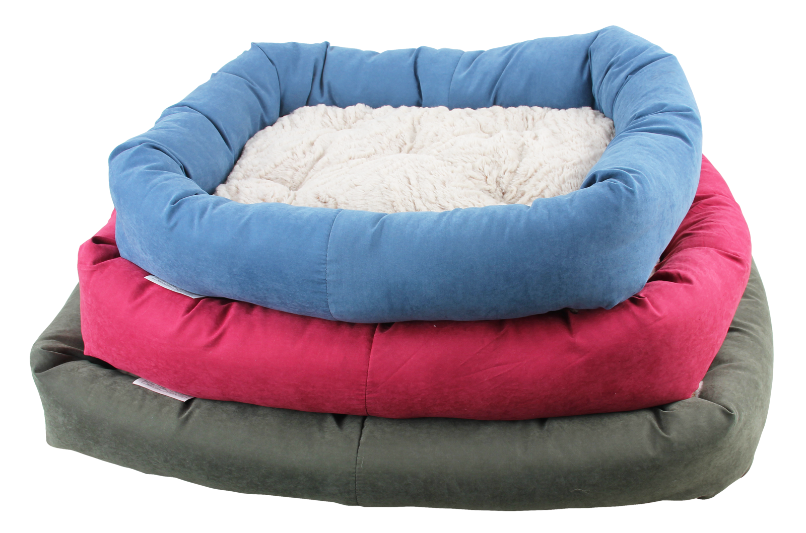 Pawise: Dog Bed with Remove Pillow - Small/Red image