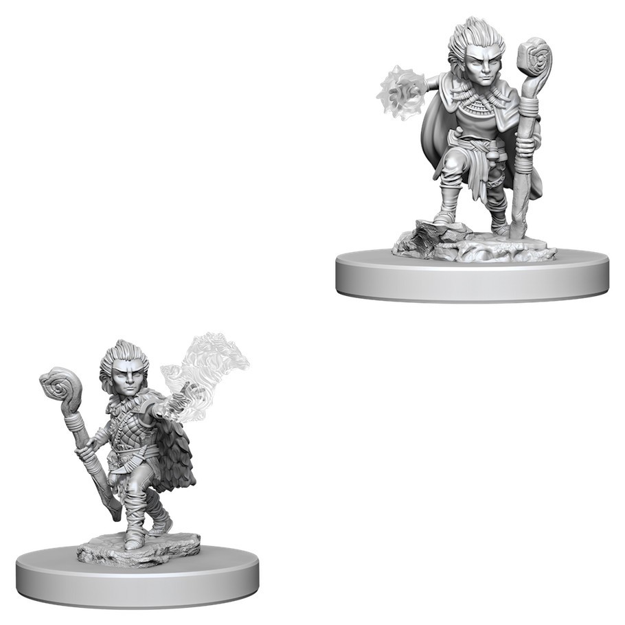 Pathfinder Deep Cuts: Unpainted Miniature Figures - Gnome Male Druid