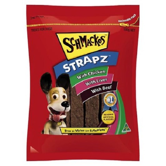 Buy Schmackos Strapz Variety Pack (500g) at Mighty Ape NZ