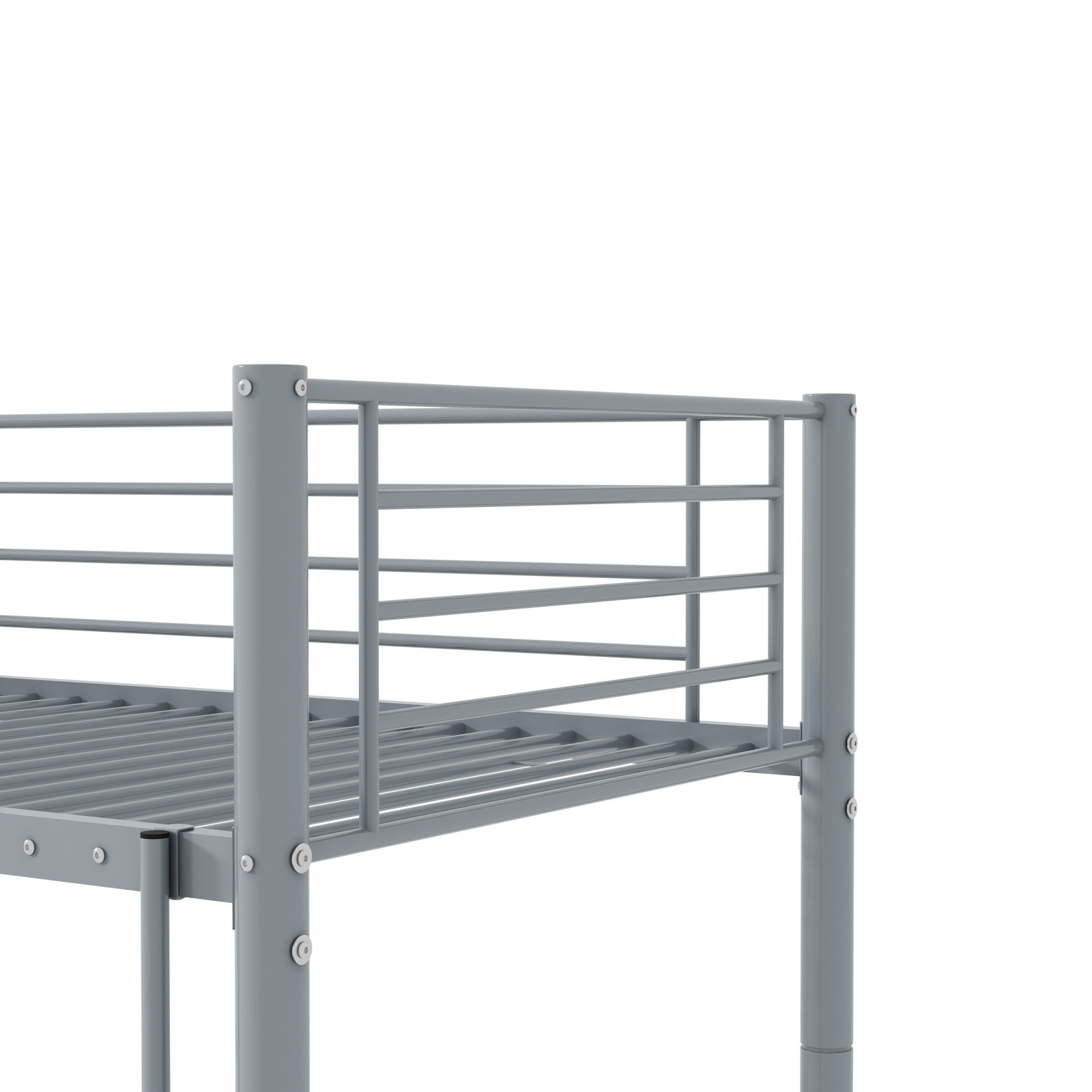 Buy Fraser Country Single Metal Bunk Bed Frame Grey at Mighty Ape NZ
