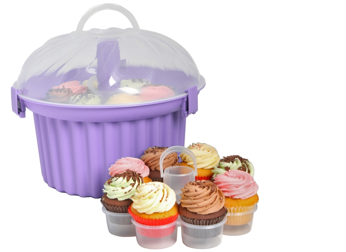 Sweet Creations Lilac Cupcake Carrier image