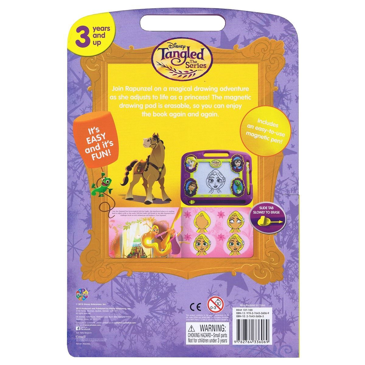 Tangled Learning Book With Drawing Pad Phidal Publishing