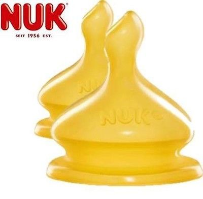 NUK: First Choice - Latex Teats - Size 1 Small hole - 2pk image
