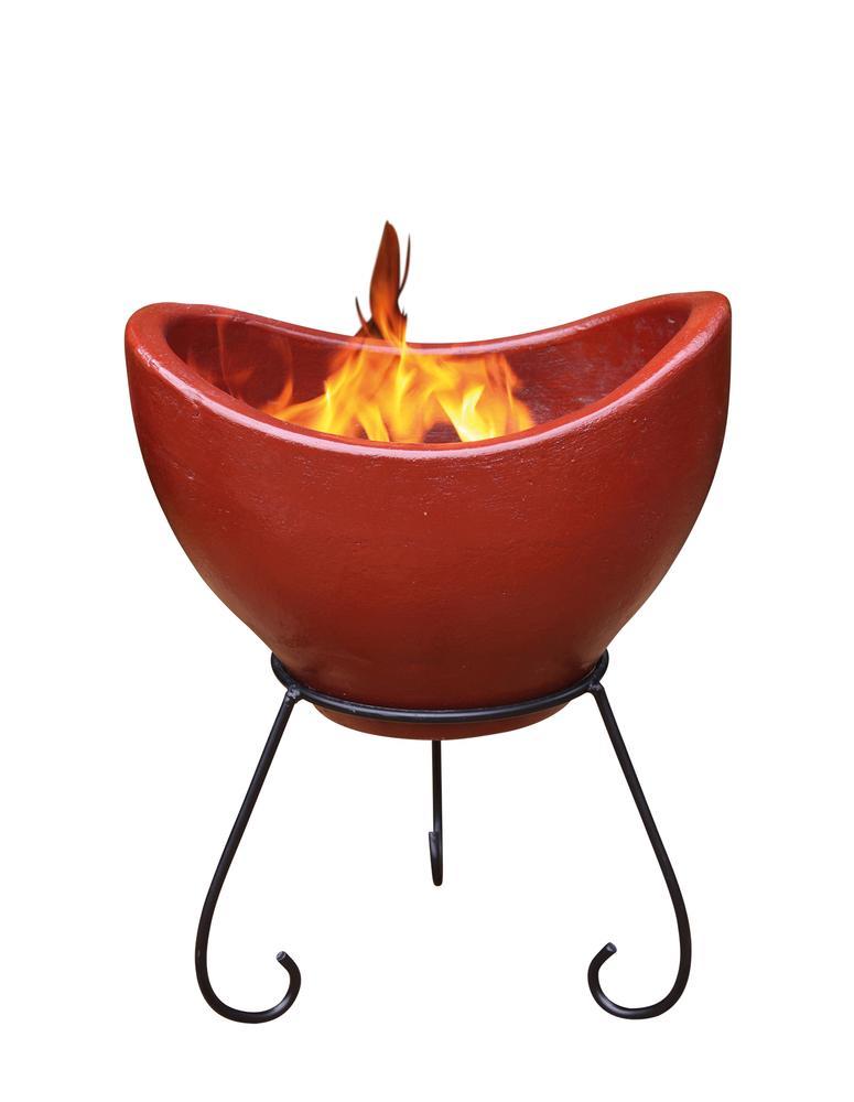 Charmate Gardeco Nebulo Contemporary Clay Fire Pit