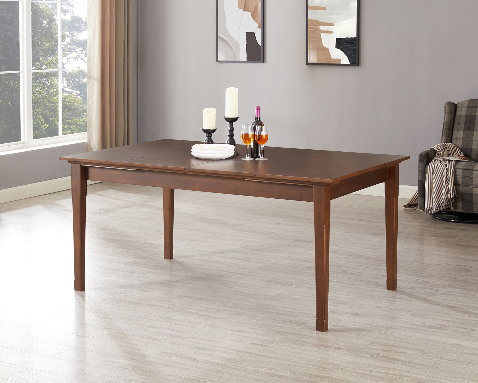 Game Meister Solid Wood Board Game & Dining Table Mahogany Board