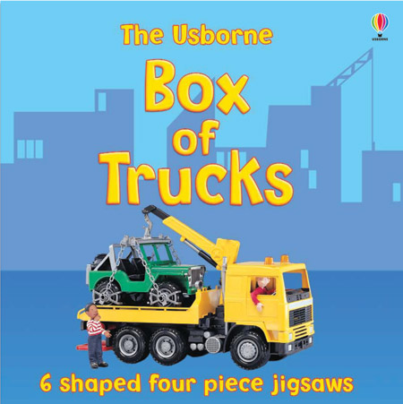 The Usborne Box of Trucks Jigsaw image