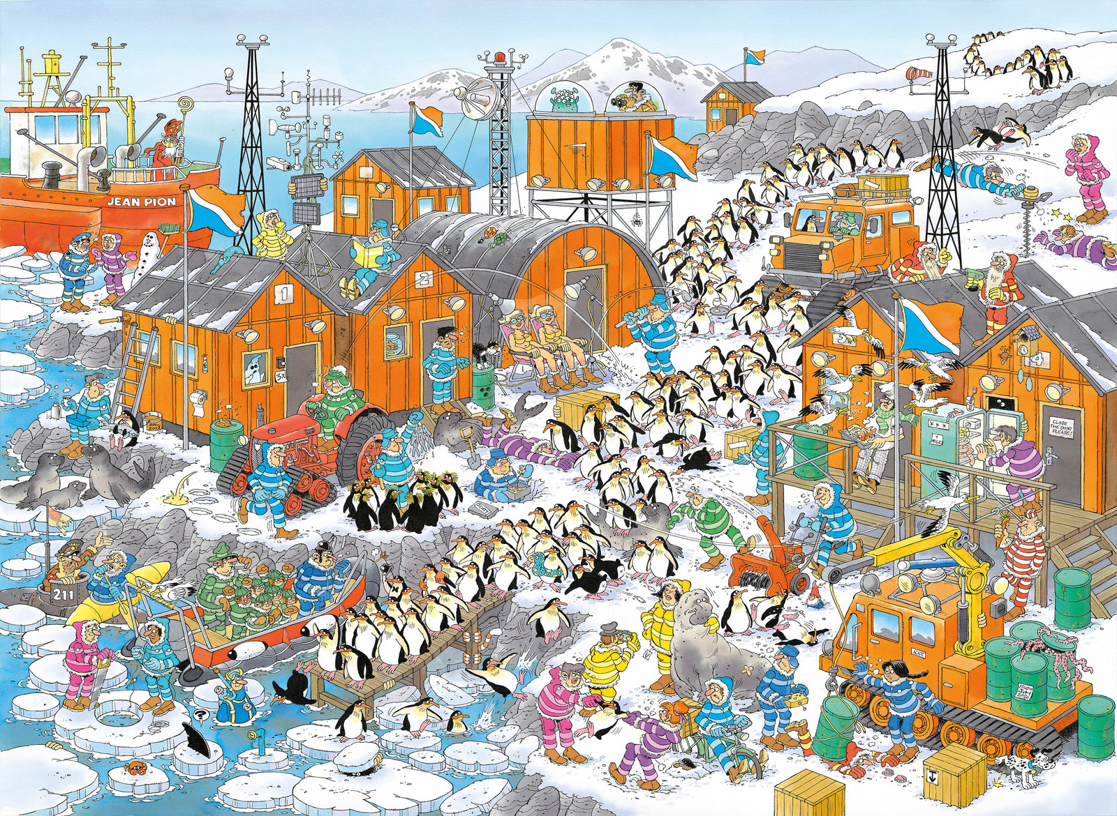 Holdson: 1,000-Piece Puzzle Complete Set - Van Haasteren ...