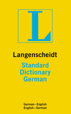 German Langenscheidt Standard Dictionary by Heinz Messinger image