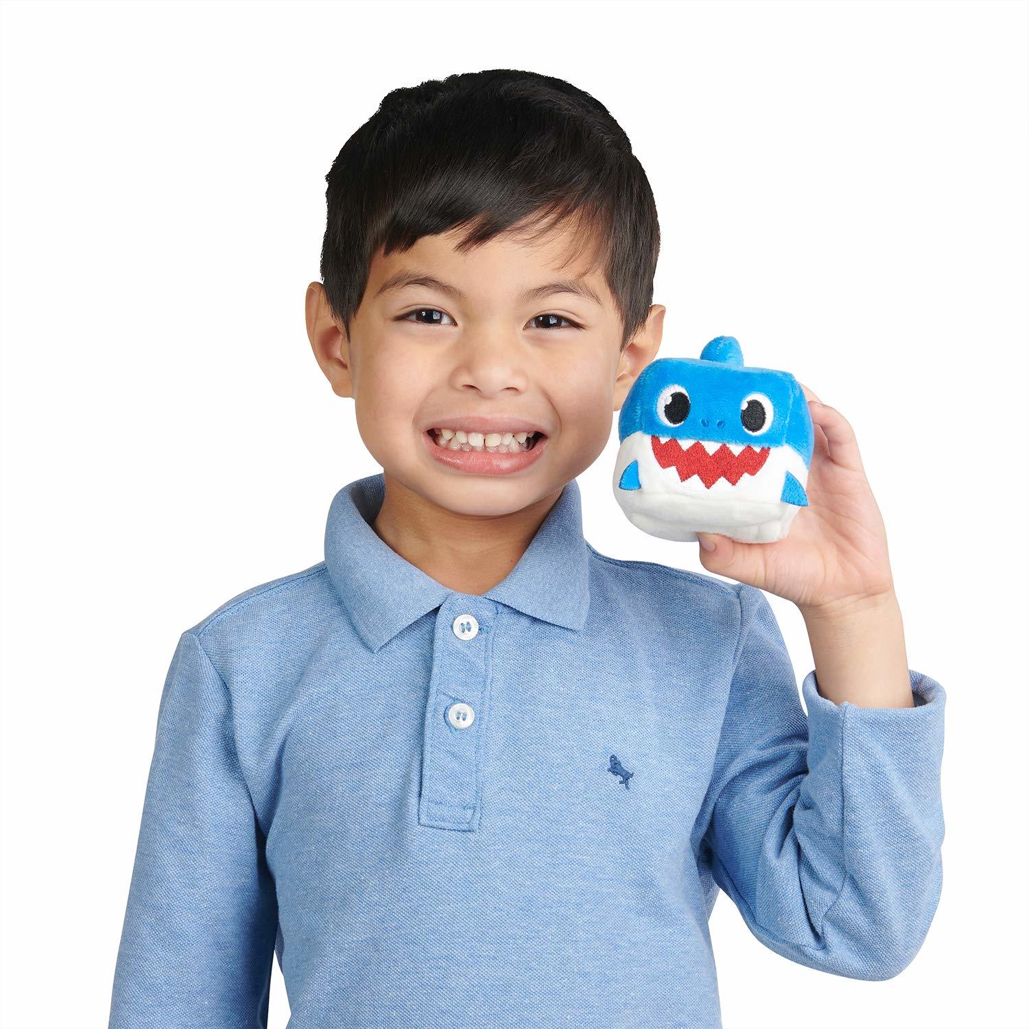 Baby Shark: 3" Sound Cube Plush - Daddy Shark image