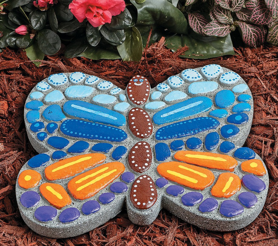 Paint Your Own - Butterfly Stepping Stone image