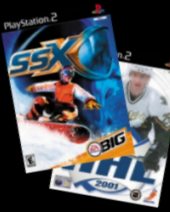 SSX + NHL 2001 on PS2