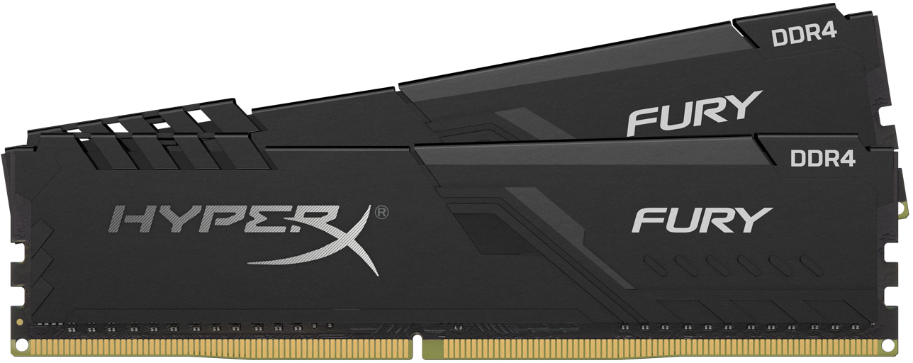 2x4GB Kingston HyperX Fury DDR4 2666MHZ Gaming RAM image