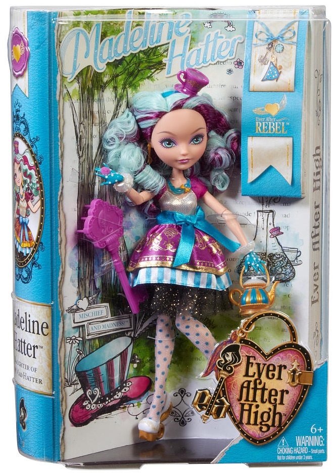 Boneca Ever After High - Básica - Madeline Hatter Dmj76 - MP Brinquedos