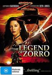 The Legend Of Zorro on DVD