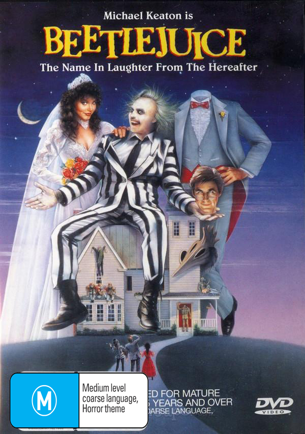 Beetlejuice on DVD image