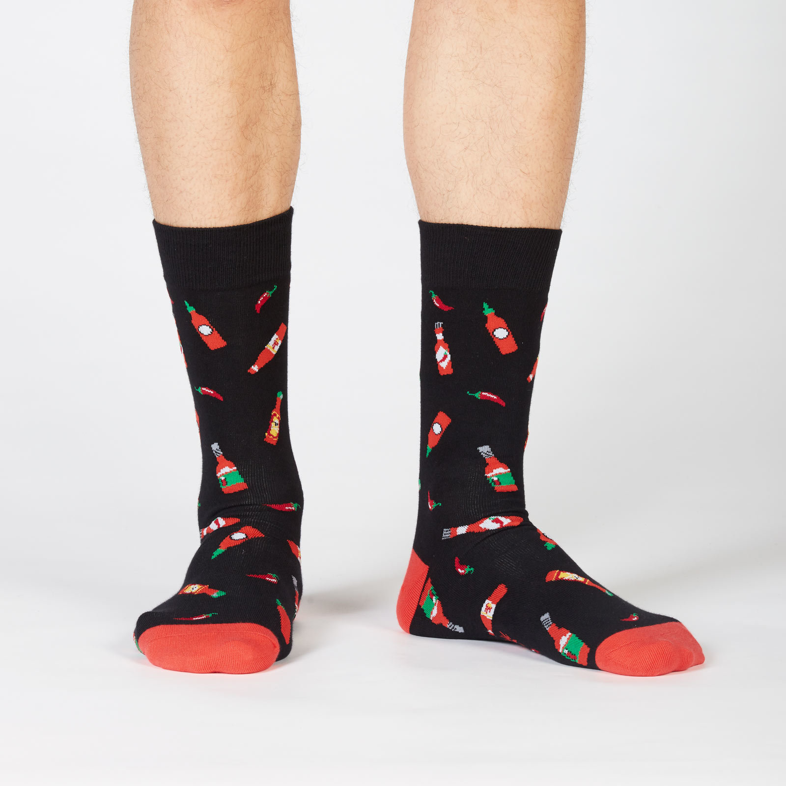 SOCK it to Me: Men's - Hot Sauce Crew Socks image