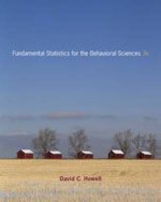 Fundamental Statistics for the Behavioral Sciences by David C Howell image