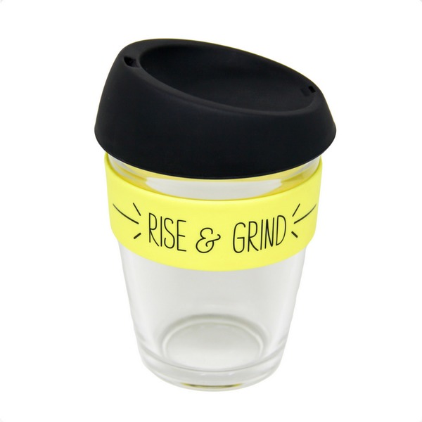 General Eclectic: Takeaway Cup - Rise & Grind (340ml)