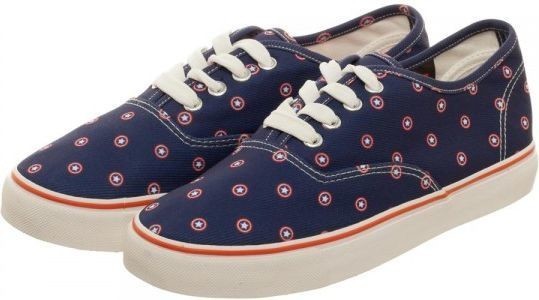 Marvel Captain America Unisex Lo Pro Shoes (Size 10) image