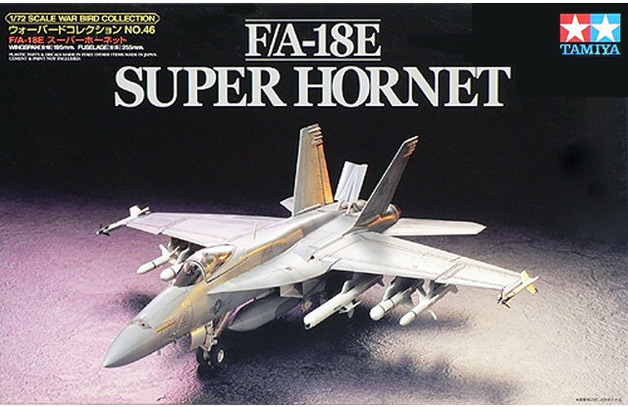 Tamiya F/A 18E Super Hornet 1/72 Aircraft Model Kit