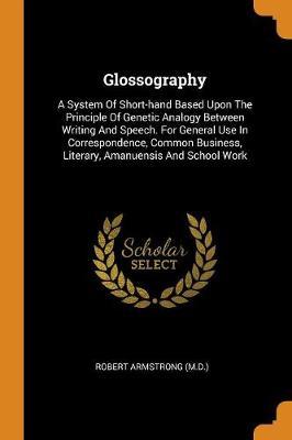 Glossography by Robert Armstrong (M D ) image
