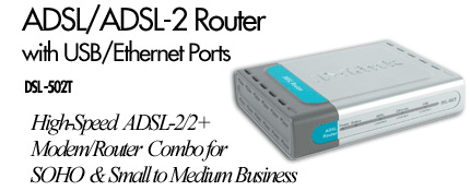 D-Link ADSL Router + Firewall