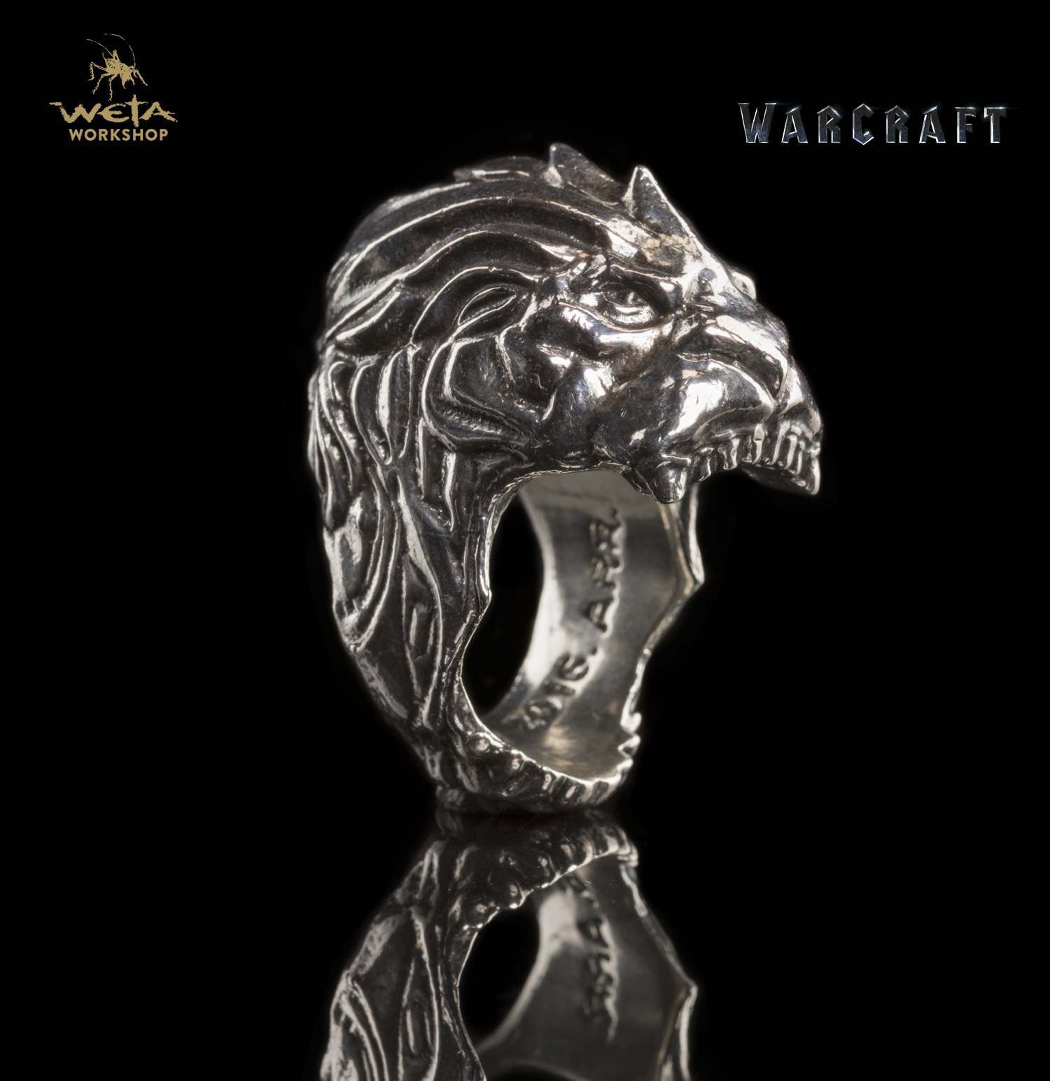 Warcraft Movie King LLane Lion Head Ring Size 8 image
