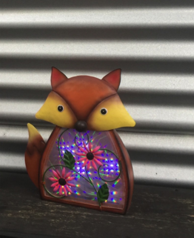 Darlin Solar LED Garden Ornament - Fox image