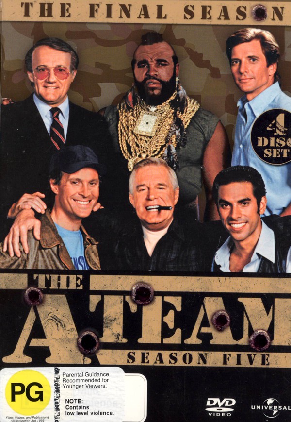 The A-Team - Season 5 -The Final Season (4 Disc Set) on DVD image